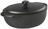 Bild på Gryta oval 4 L med järnlock