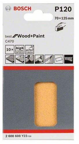 Bild på Bosch Slipark 70x125mm K120