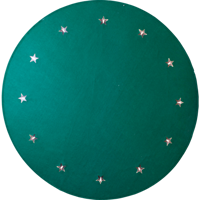 Bild på JULGRANSMATTA GRANNE GRÖN med belysning