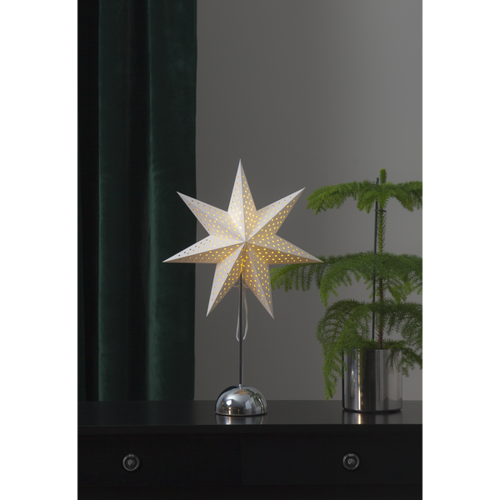 Bild på STJÄRNA på fot Lottie 55 cm krom