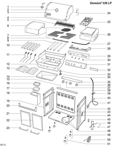 Bild på Weber® Crossovertube Genesis 330 (2013-) Nr.8