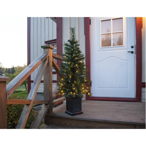 Bild på JULGRAN med LED Hytte