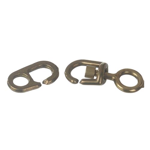 Bild på Flaggclips med lekare Mässing