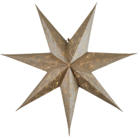 Bild på PAPPERSSTJÄRNA DECORUS Guld 75 cm