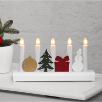 Bild på Ljusstake JULIA Julfigurer