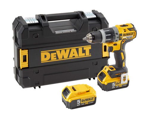 Bild på Dewalt DCD796P2 -QW 18V XR Kolborstfri Slagborrmaskin/Skruvdragare (2 X 5,0AH)