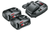 Bild på BOSCH Batteriset 18V 2X2,5A M/Laddare AL1830CV