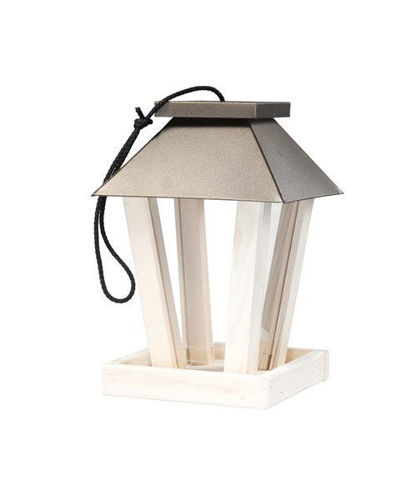 Bild på NYBY Fågelmatare Vit, Frostat koppartak