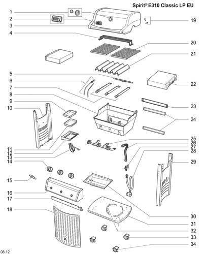 Bild på Weber® Manifold Spirit 310 (2013-) (nr.25)