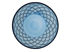 Bild på Lyngby Glas Sorrento Salladsskål Dia 24 cm 1st Blå