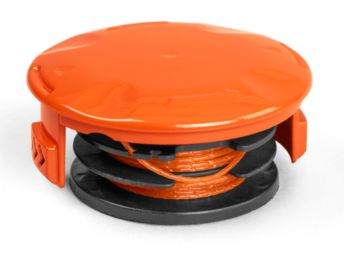 Bild på HUSQVARNA Spole med lina samt lock. A15B