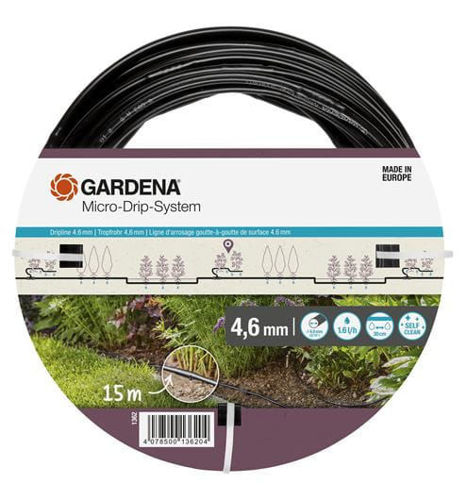 Bild på GARDENA Micro-Drip Droppslang 4,6 mm, 3/16" (15 m) 1362-20