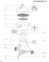 Bild på Weber® Ventiler till BAR-B-KETTLE 47 cm och SMOKEY MOUNTAIN COOKER 47 cm