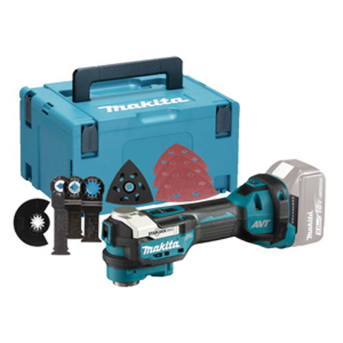 Bild på Makita DTM52ZJX4 Multiverktyg LXT ® SOLO med  tillbehör