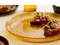 Bild på BITZ Kusintha Serveringsfat runt Dia 30 x 3 cm Amber