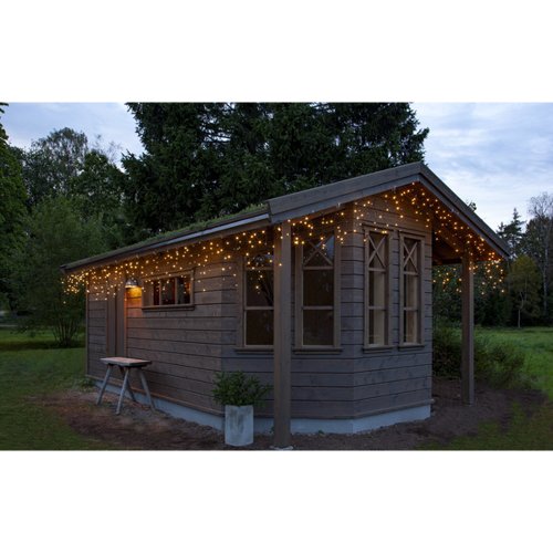 Bild på Istappsslinga SHINY Warm White  960 LED ljuspunkter