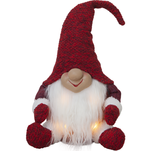Bild på Dekorationsfigur Joylight TOMTE Röd 34 cm.