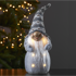 Bild på Dekorationsfigur Joylight TOMTE Grå. 40 cm.