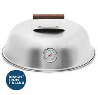 Bild på MUURIKKA Lock med termometer Rostfritt 58 cm.