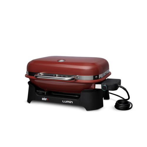 Bild på Weber® LUMIN Elgrill med stativ Crimson Red